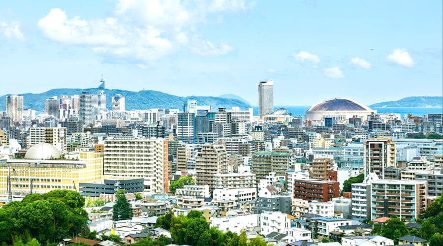 Die gefragtesten Mietwagenangebote am Flughafen Fukuoka